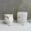 Bird Owl Simple Candle Silicone Mold Homemade Ice Tray Aromatherapy Gypsum Soap Resin Epoxy Mould Home Decor Wedding Souvenir.