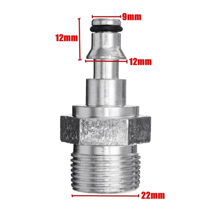2X Quick Connection Pressure Washer-Gun Hose Adapter for Lavor Vax,M22 Quick Insertion