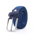 Green Longer Elastic Belts For Men Woven Braided Fabric Comfort Stretch Casual Belts 1-3/8 Wide Hot Metal Stretch 160 cm Belt. 