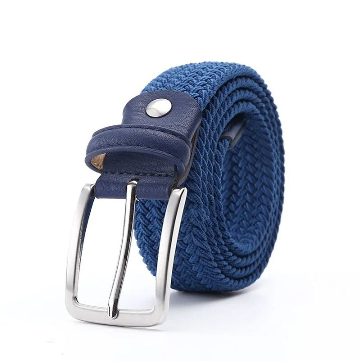 Green%20Longer%20Elastic%20Belts%20For%20Men%20Woven%20Braided%20Fabric%20Comfort%20Stretch%20Casual%20Belts%201-3/8%20Wide%20Hot%20Metal%20Stretch%20160%20cm%20Belt%20-%20Image%205