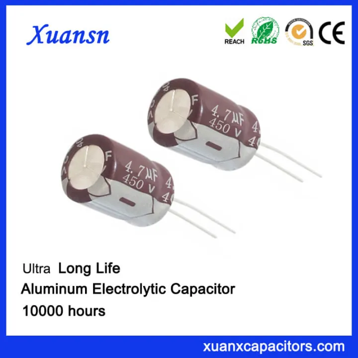 10Pcs-%204.7uF%20450V%20Capacitor%20RADIAL%20Electrolytic%20Capacitor%204.7uF%20Capacitor%20450V%204.7uF%20Polarized%20Aluminum%20Electrolytic%20450V%20Capacitors%204.7uF%202%20Pin%20Leads%20-%20Image%205