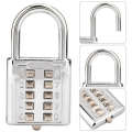 8-Digit Combination Padlock Push Button Lock for Locker | 8 digit password padlock.