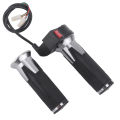 1 Pair Handlebar Throttle Grip 3 Speed Control Handle Accs For E-Bike.