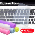 Universal Laptop Keyboard Cover- Keyboard Skin Dustproof Waterproof Easy to Clean Soft Silicone Protector Generic for for Apple Macbook 15-17 inch. 