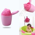 Newborn Child Shower Shampoo Cup Shampoo Cap Baby Cartoon Rabbit Shower Cup Baby Shower Water Spoon Bath Cup Watering Cup. 