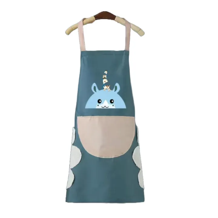 Dear%20head%20printed%20waterproof%20kitchen%20apron%20with%20hand%20wiping%20towel%20and%20big%20pocket%20for%20kitchen%20gardening%20painting%20etc%20or%20shop%20-%20Image%204