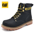 Ready Caterpillar Men's Solid Color Soft Toe Work Boots Caterpillar Men's Work Boots.