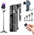 JMARY Mini Selfie Stick Tripod MT-18 Ultra Mini Pocket Size , Powerful & Foldable. 