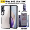 For Vivo V40 Lite 4G Phone Case Vivo V40 Lite 5G Anti-peeping Tempered Glass Screen Protector.