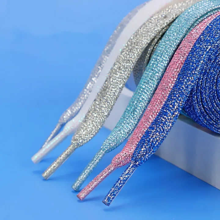 Lsgs%20fashion%20glitter%20shoelaces%20colorful%20flat%20shoe%20laces%20for%20athletic%20running%20sneakers%20shoes%20boots%201cm%20width%20shoelace%20strings%201pair%20-%20Image%202