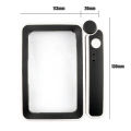 Portable Magnifier Foldable Led Magnifying Glass Lightweight Handheld Reading Aid for Elderly High Power Magnification Scratch-resistant Magnifier. 