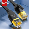 Samzhe Cat7 Ethernet Cable Lan Cable UTP CAT 7 RJ 45 Network Cable RJ45 10Gbps Internet Cable Patch Cord for Modem Router Cable. 