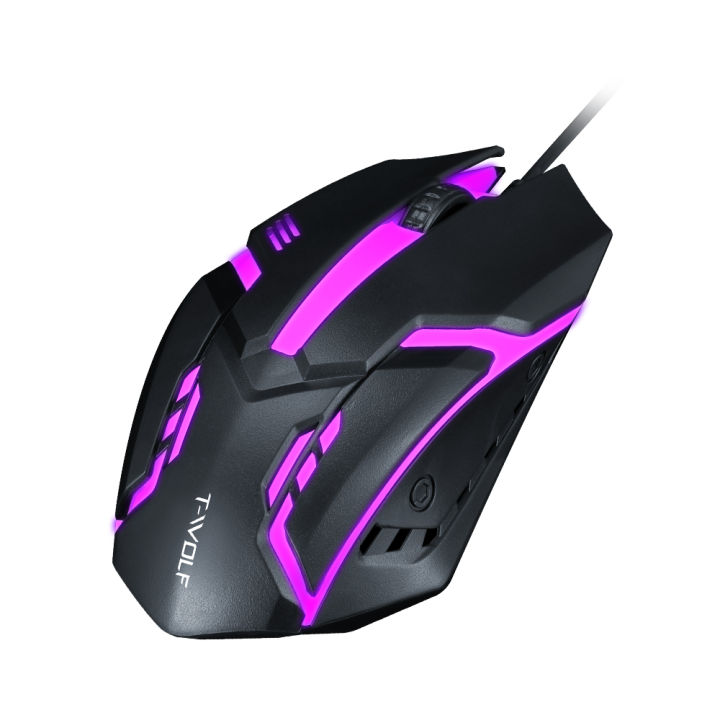 HXSJ%20T-WOLF%20V1%20Wired%20Gaming%20Mouse%203%20Button%207%20Colorful%20Backlight%201200%20DPI%20Office%20Mouse%20Built-in%20Weights%20for%20Laptop/PC%20-%20Image%206