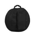 Compact Size Snare Drum Bag Backpack Case with Shoulder Strap Outside Pockets Percussion Parts. 