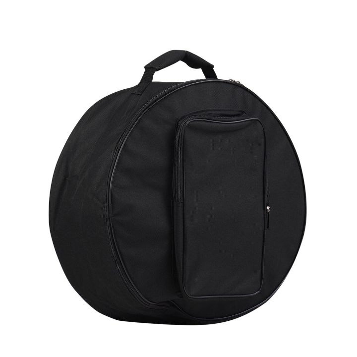 Compact Size Snare Drum Bag Backpack Case with Shoulder Strap Outside Pockets Percussion Parts