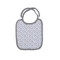 White Color Printed Cotton Washable Bibs For Baby. 