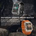 MT88 1.57inch IPS Screen Outdoor Sport Watch Smart Watch for Men Women Health Tracking Watch-black. 