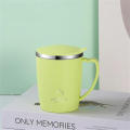 Leak-Proof Portable stainless steel mug Portable 304 Stainless Steel Lid Leak proof coffee mug 350ml Handle Handle coffee cup. 