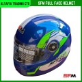 Full Face Bike Helmet SFM High Speed in Black and White Graphics - Easy To use and Clean, A Unique Choice For Bikers. 