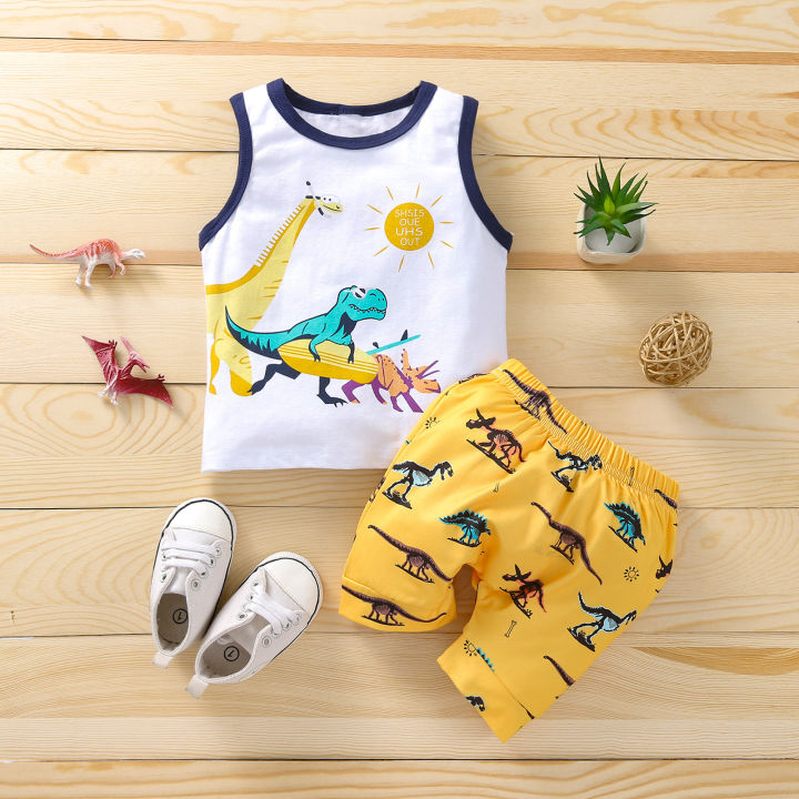 Baby%20Kids%20Boys%20Shorts%20Set,%20Sleeveless%20Tank%20Top%20with%20Shorts%20Summer%20Outfit%20-%20Image%203