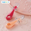 Hogokids Maternal and Child Supplies Silicone Spoon Short Handle Solid Food Spoon Baby Kid Tableware Spoon Soft Head Children Fork and Spoon Set.