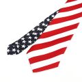 2018 Brand New Artificial Silk Star Striped American Flag Mens Necktie For Man Wedding Performance Tie For Business Party Ties. 