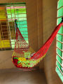 Hand Made Dulna Adult Rope bed Hanging Dulna Use For All People Large Swing Rope bed Rattan Dulna. 