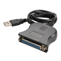 USB to 25 Pinhole Parallel Cable DB25 Interface IEEE 1284 Printer USB2.0 Cable 25 Hole Adapter Cable Easy to Use. 