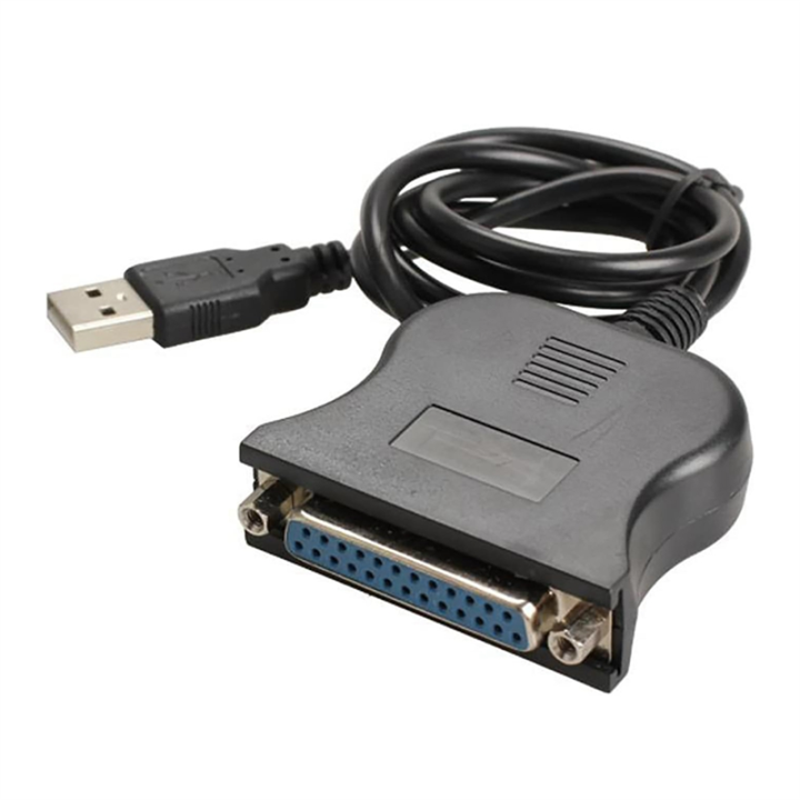 USB to 25 Pinhole Parallel Cable DB25 Interface IEEE 1284 Printer USB2.0 Cable 25 Hole Adapter Cable Easy to Use