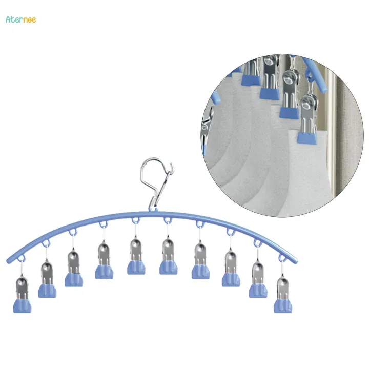 Clothes%20Hanger%20with%2010%20Clips%20Bras%20Clip%20Hangers%20Smooth%20Windproof%20Durable%20Laundry%20Clip%20Drip%20Drying%20Hanger%20for%20Drying%20Tie%20Scarfs%20Hats%20Lingerie%20-%20Image%204