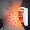 Smart Neck Massager Electric Vibration Pulse Cervical Massager Rechargeable Heating Voice Neck Back Massage Pain Relief Relax.