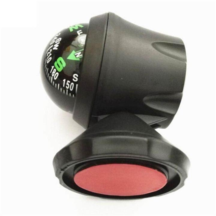 CAR COMPASS BALL Shaped Adjustable Navigation Dashboard Compass Car