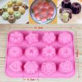Flower Shaped Cake Baking Mould Silicone Mould DIY Handmade Candle Soap Moulds Fondant Cake Baking Mold Butterfly Chocolate Mold.