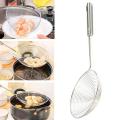 Frying strainer/ Large Oil Strainer/ Deep Fry Strainer for Kitchen/ Tel Chakni -Stainless Steel.