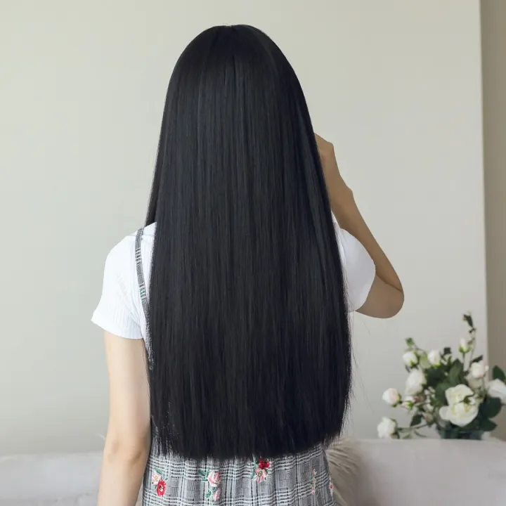 %E3%80%90DATA%20FROG%20Global%20MALL%E3%80%91%EF%BC%88NEW%EF%BC%89Wig%20female%20long%20straight%20hair%20cute%20air%20bangs%20black%20long%20hair%20fluffy%20hair%20set%20bangs%20medium%20long%20hair%20Woman%20wig%20-%20Image%204