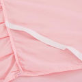 Yfashion Princess Style Pleated Cotton Bedspread ple Solid Color Soft hicken Bedding Sheet Dimensions:200*220+40cm. 