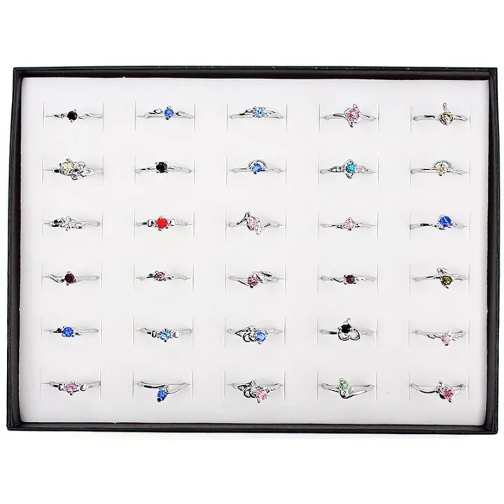 %EF%BC%88New%EF%BC%89Hot%20Woman%20Wholeale%20Lot%2030pc%20Rhinetone%20Aorted%20ilver%20Plated%20Ring%20New%20-%20Image%208