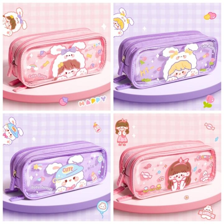 New%20tationery%20Box%20Cartoon%20Girl%20Pencil%20Bag%20Kawaii%20Korean%20tyle%20Dektop%20torage%20Multi%20Layered%20tationery%20Bag%20Waterproof%20Zipper%20Large%20Capacity%20Pencil%20Pouch%20Children%20-%20Image%202