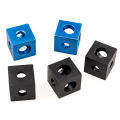 4pcs Openbuilds Three Way Block Cube Corner 3 Way Connector 20*2eisure time 0*20mm for 2020series V-Slot/C-Beam Aluminum Extrusions Profiles. 