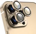 Lens Metal Ring Protector Glass for iPhone 12 pro (Gold),Black, Silver,Sierra Blue. 