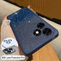 For Tecno Spark 20 Pro Case Camera Protection Semi Transparent Soft Silicone Shockproof Exquisite Glitter Powder for Tecno Spark 20 / Spark 20C Back Cover. 