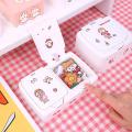 Ins Button Desktop Cute Storage Box with Lid Sundries Mini Jewlery Storage Box Organizer Kawaii Box Container Storage Small.