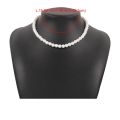 2023 Trend Wedding Party Jewelry Big Pearl Choker Necklace For Women Elegant White Imitation Pearl Necklaces X0172.