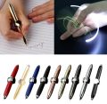 LED Spinning Pen Ball Gyro Pen Fidget Spinner Hand Top Glow In Dark Light EDC Stress Relief Toys Uses: writing, lighting, gyro, decompression toys.