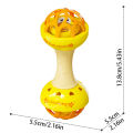 Dumbbell Baby Hand Teether With jhunjhuni CN 1pcs. 