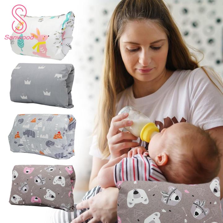 Arm Pillow for Breastfeeding Adorable Cartoon Arm Pillow for Baby Nursing Breastfeeding Comfortable Neck Support Armrest Pillow for Breastfeeding