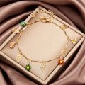 Fashion Korean Sweet Daisy Flower Bracelets For Women Girls Minimalist Enamel Sunflower Aesthetic Bracelet Wedding Party Jewelry. 