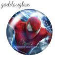 Disney Spider man Marvel Avengers Hero 10pcs 12mm/18mm/20mm/25mm Round photo glass cabochon flat back Necklace Making findings.