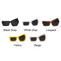 Funny Irregular Square Sunglasses Man Fashion Personality Brand Designer Sun Glasses Male White Black Shades Oculos De Sol. 