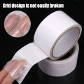 5Mm High Adhesive Transparent Mesh Fabric Double-sided Tape Wedding Exhibition Carpet Seam Filling White Film Roll.